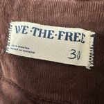 Free People We The  Jayde Corduroy Flare Jeans 30 Chocolate Brown High Rise Y2K Photo 4
