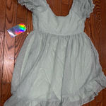 Justify  mini Dress in Soft Green Photo 0