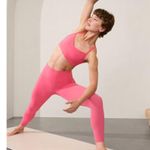 Athleta L Salutation Stash 7/8 Tight Dragonfruit Large Photo 1