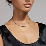 MEGA Omega 4mm Necklace in Sterling Vermeil Silver 16" New Womens Photo 8