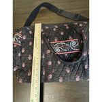 Vera Bradley  Retired Houndstooth Paisley Print Weekender Travel Luggage NEW! Photo 4