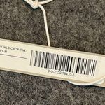 Everlane Cozy Stretch Crop Tank Heathered Graphite Size Medium NWT Photo 1