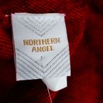 Northern Angel Black Red Vest Cape with Faux Fur and Fringe NWT Size undefined Photo 8