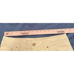 Chico's  00 Size US 2/XS Platinum Ankle Cropped Jeans‎ Yellow Green Mid Rise Denim Photo 6