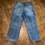 Judy Blue distressed wide leg 15/32 boutique Dad jeans Photo 2