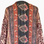 Soft Surroundings  Veneto Brown Metallic Topper‎ Cardigan Sz L Photo 7