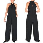 Julia Jordan NWT Halter Neck Wide Leg Black Jumpsuit Photo 2