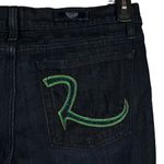 Rock & Republic  SZ 31 Stella Jeans Embroidered Straight Leg Dark Wash Mid-Rise Photo 7