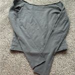 Brandy Melville dark grey  off the shoulder long sleeve Photo 1