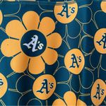 Loudmouth Oakland A’s Athletics Flower Skort Golf Skirt Green MLB NWTs large Yellow Photo 5