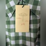 Byrdie Golf Social Club NWT sleeveless range romper in green and white check. L Size L Photo 6