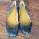 Fendi Womens Black Brown Chic Feminine Leather Classic Ballet Flats Size 38 Photo 2