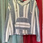 Ocean Drive Blue and White Striped Women's Sweater Photo 0
