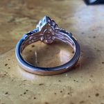 Color Changing Garnet Moissanite Sterling Silver Ring Size 7 Photo 5