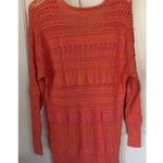 Free People Hot Tropics Paloma Combo Open Knit V-Neck Long Sleeve Sweater XS NWT Photo 4