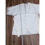 Victoria's Secret  Ivory Satin Lace Trim Short Robe Kimono‎ Large USA Photo 5
