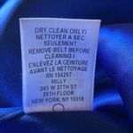 Milly  Blue Sleeveless Belted Vintage Short Sleeve Career Dress 10 Photo 6