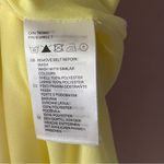 H&M Sheer Bright Yellow Belted Mini Dress Size 6 NWT Photo 7
