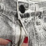 Vince Size 26 Jeans Relaxed Rolled Dark Grey Foil Denim DV146A-2156 Mid Rise Photo 4