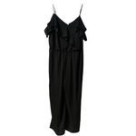 London Times Women’s Cold Shoulder Ruffle Tank Jumpsuit Flowy Wide Leg NWT Photo 3