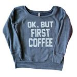 Bella Canvas Stylish Gray  Crew Neck Sweatshirt - Size Small Photo 0