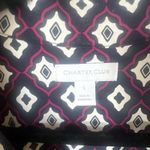 Charter Club  printed‎ long sleeve top size L colour combo Photo 3