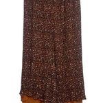Eloquii  Boho Culottes Animal Print Wide Leg Lined Elastic Pants 26 Brown #2832 Photo 9