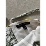 Banana Republic  Midi‎ Dress Womens Size 6 Linen Sweetheart Palm Beachy Summer Photo 5