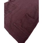 ZARA  women’s maroon navy striped dress size medium Photo 1