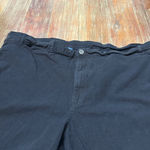 Old Navy  Black Wide Leg Pants Cropped, Size 24 Plus Women Photo 1