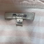 Madewell  Light Pink and White Striped button down Shirt size Small Photo 2