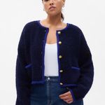 Gap Boucle Cropped Sweater Jacket Photo 0