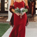 Azazie Burgundy Bridesmaid Dress Photo 0