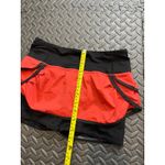 Lululemon  Speed Squad Skirt Flare Twisted Stripe‎ Red Orange Womens Size 4 Photo 9