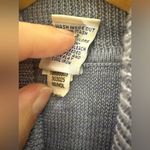 Vintage Gap Factory Merino‎ Wool Blue Turtle Neck Sweater Large Photo 3