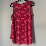 Tangerine  exercise tank pink solid front, design back with liner size M Photo 2