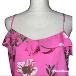 Old Navy  medium ruffle v neck tank top spaghetti strap floral print lightweight Photo 7