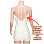 COS Linen-Blend Bustier Corset Mini Dress, White, 2 (US) Photo 4