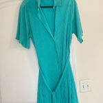 Teal mini dress Green Size L Photo 1