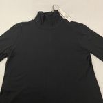 Elie Tahari  Turtleneck Top Women's Long Sleeve Layering‎ Essential Black L NWT Photo 2