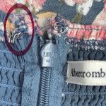 Abercrombie & Fitch Linen Blend Off-The-Shoulder Floral Corset Mini Dress Photo 9