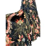 Free People ‎ Intimately Floral Printed She Moves Tie Back Lace Mini Dress XS Photo 6