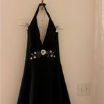 Stunning vintage knee length halter top dress from ruby rox size 7 Size M Photo 1