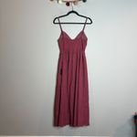 Lulus NWT  Cue the Cuteness Mauve Purple Twist-Front Midi Dress Photo 4