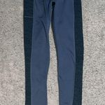 Title Nine Crash Polartec Fleece Lined Tights Colorblock Gray Black XS Photo 1