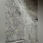 Talbots  Alberdeen Suit Jacket Sz 12. Gray Wool Herringbone Dress Photo 2