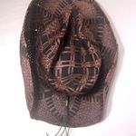 Renegade Cowboy Western Hat | Weaved Straw Black & Brown | Embellished | sz S/M Photo 3