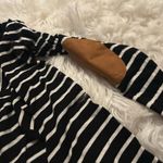 Market & Spruce  Women's Striped Cardigan in Black and White Photo 8