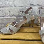 Dream Paris Dream Pairs Women's NWOB Silver Heel Strappy Formal Party Sandals Size 9 Read Photo 4