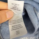 Rails  Mel Chambray Raw Hem Long Sleeve Denim Short Dress Tencel Photo 3